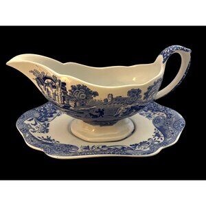 Copeland Spode Italian Gravy Boat & Saucer New